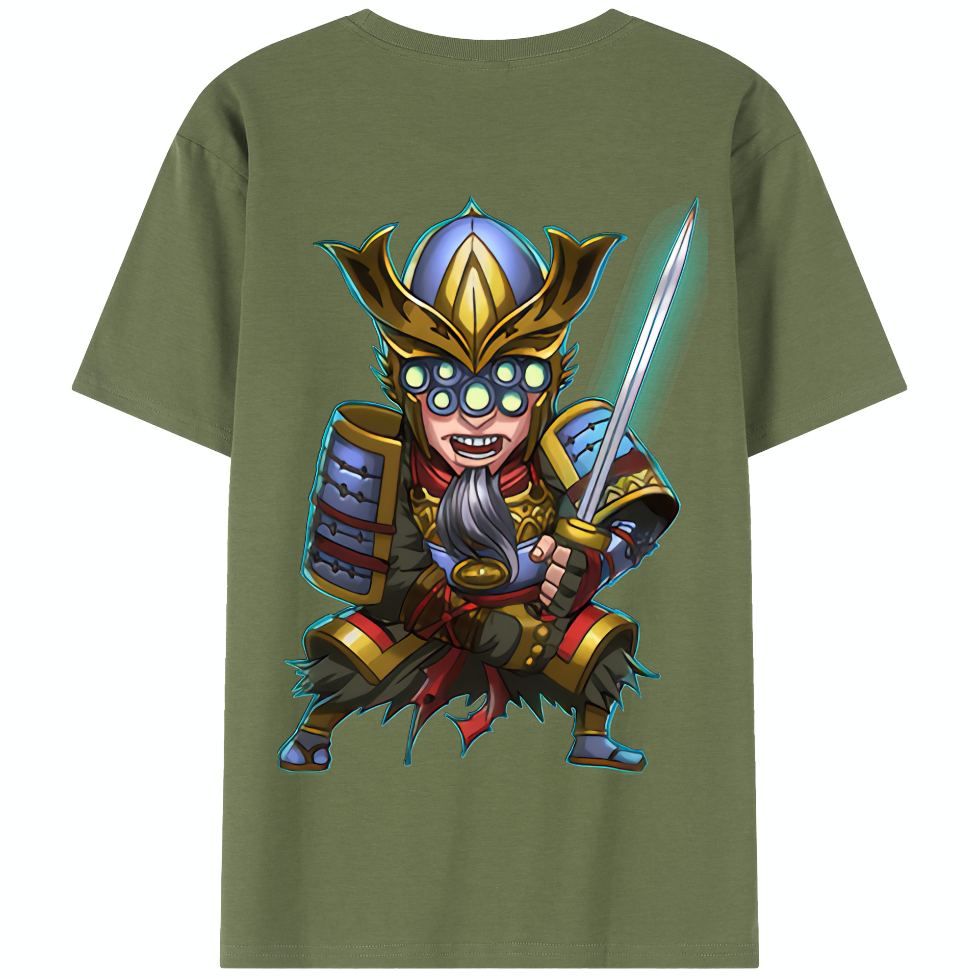 リーグ・オブ・レジェンド League of Legends LOL 綿100％半袖Tシャツ（背面プリント）
